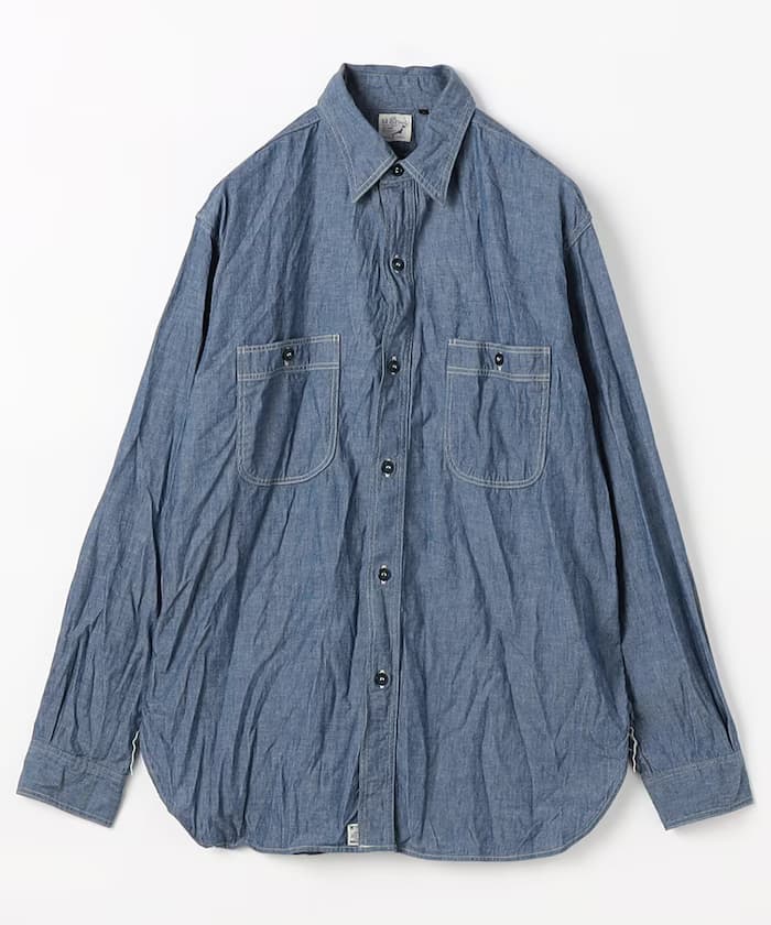 RELAX FIT CHAMBRAY WORK SHIRT