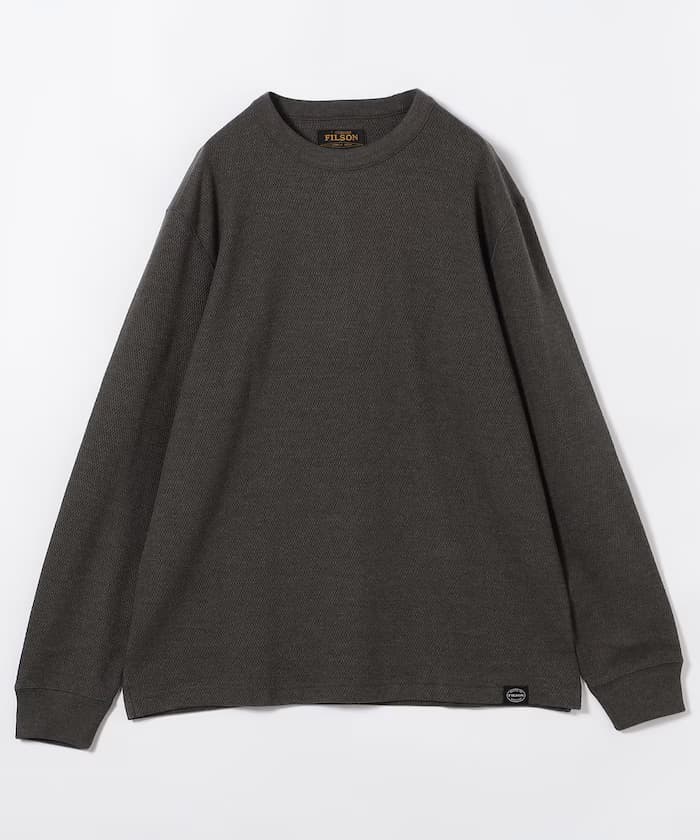 Waffle Knit Thermal Crewneck