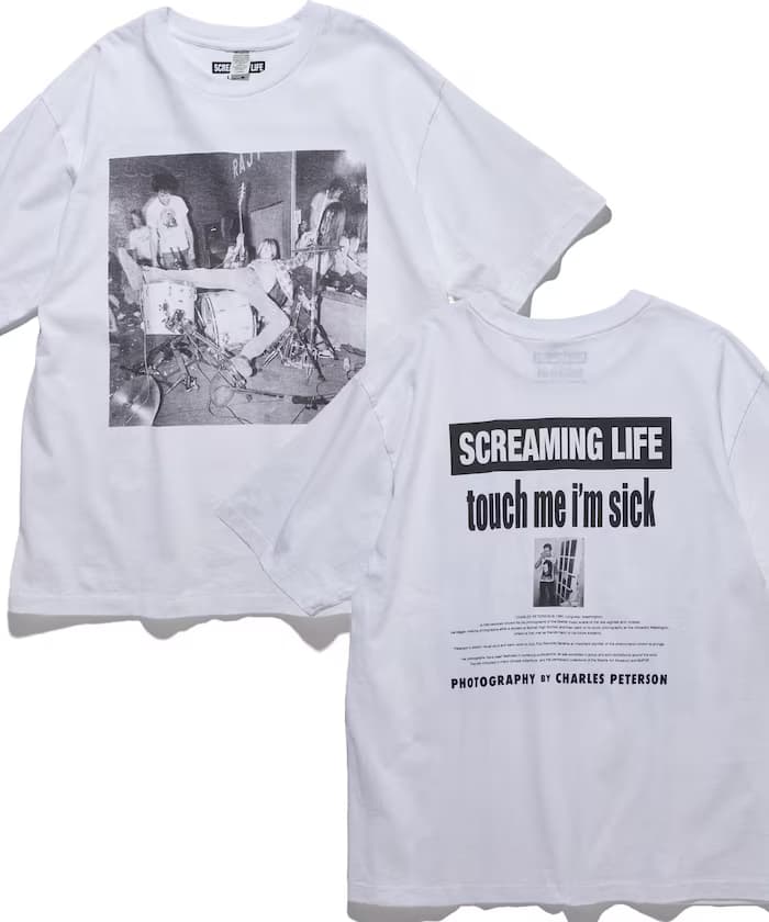 【4/3 12:00~発売】CHARLES PETERSON PHOTO CREW NECK TEE DD