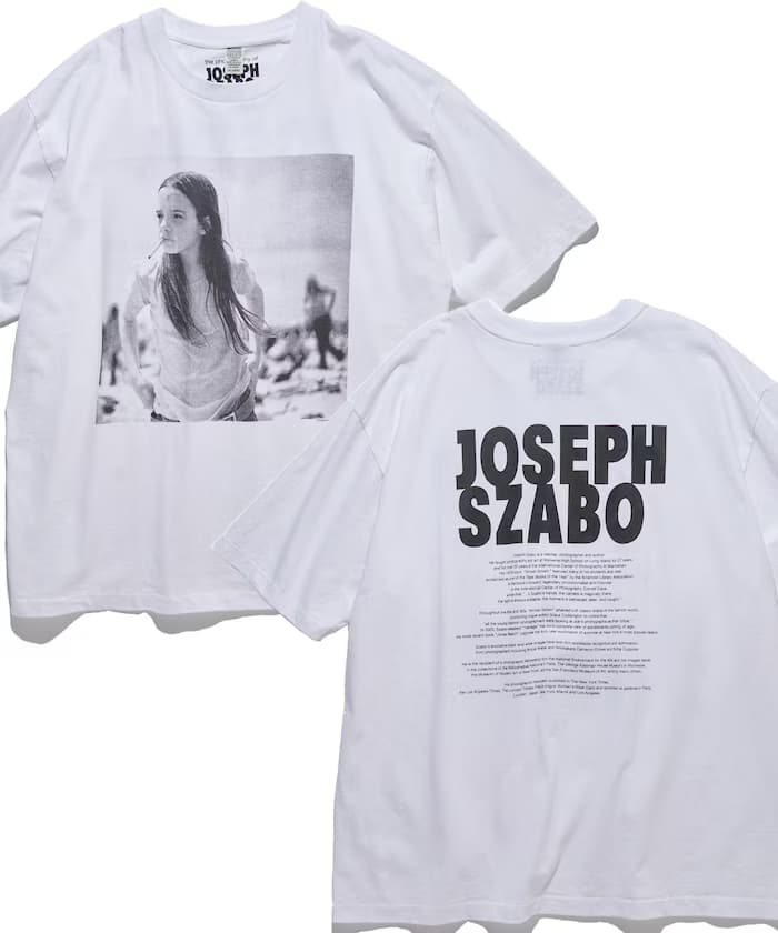 【4/3 12:00~発売】JOSEPH SZABO PHOTO CREW NECK TEE PRISCILLA