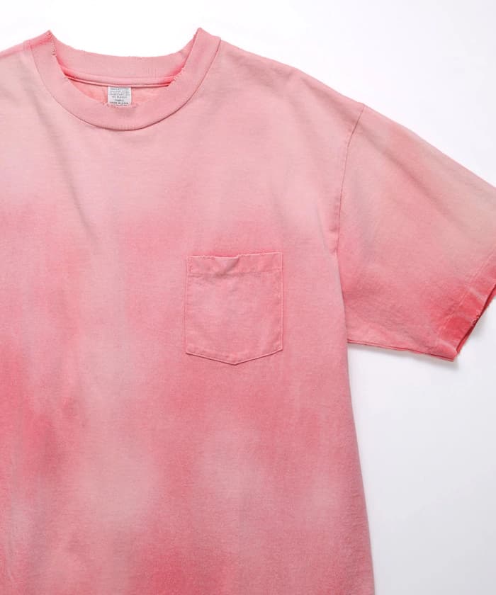 【4/3 12:00~発売】80-90s USA POCKET TEE SUNFADE