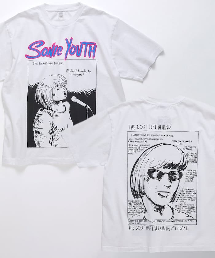【4/3 12:00~發售】SONIC YOUTH GOO VHS 圓領樂隊T恤