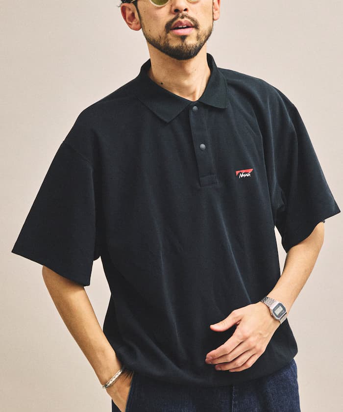 新色追加 別注 neo-PRO 束繩 ワンポイントロゴ Polo衫 日本製 UVカット 吸水速乾