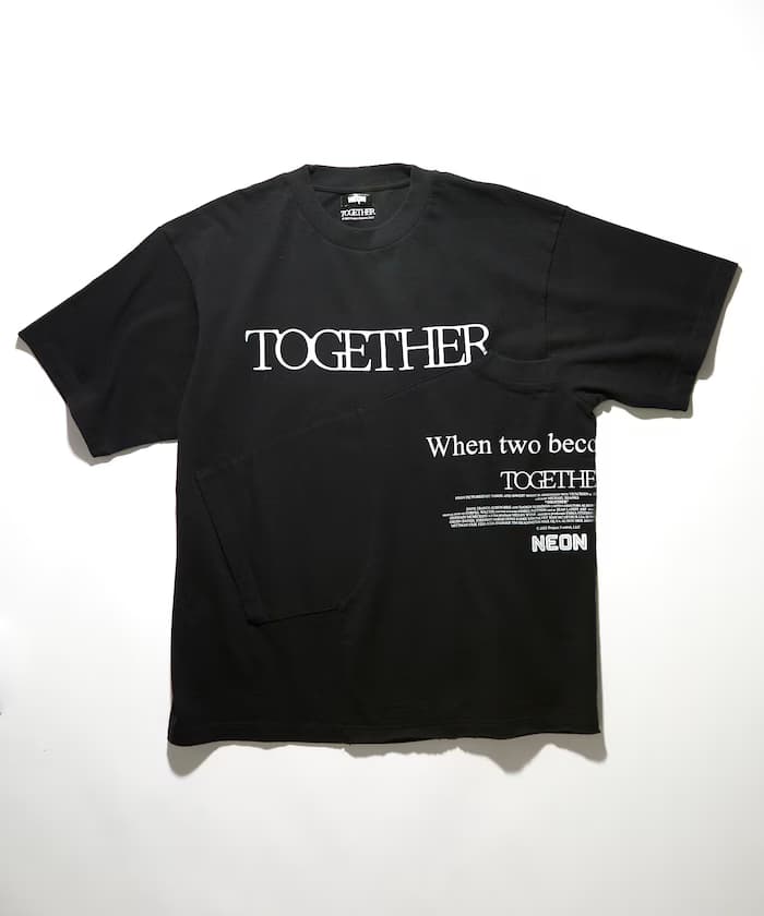 TOGETHER 拼接T恤
