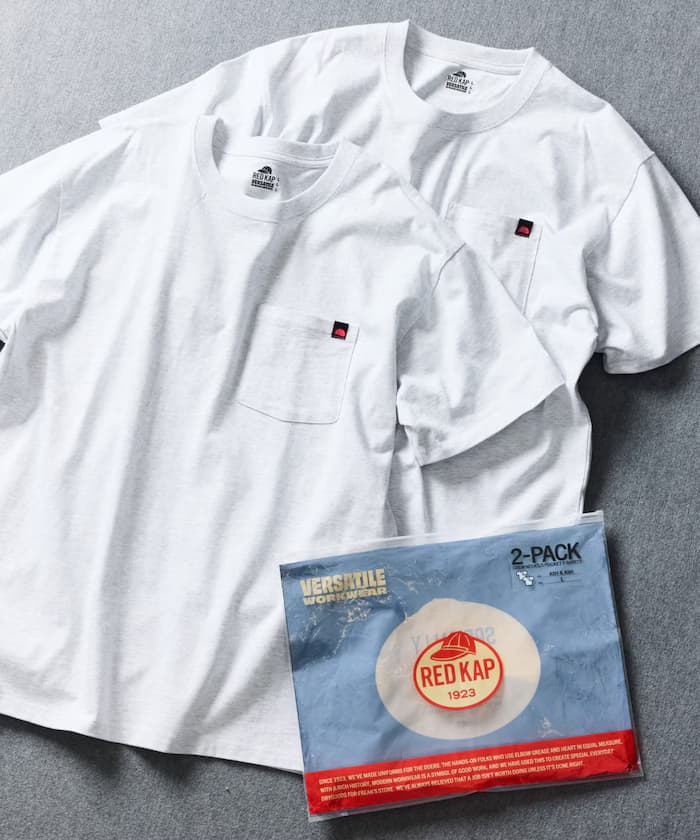 別注 2P 圓領短袖單點Logo口袋T恤 2件組