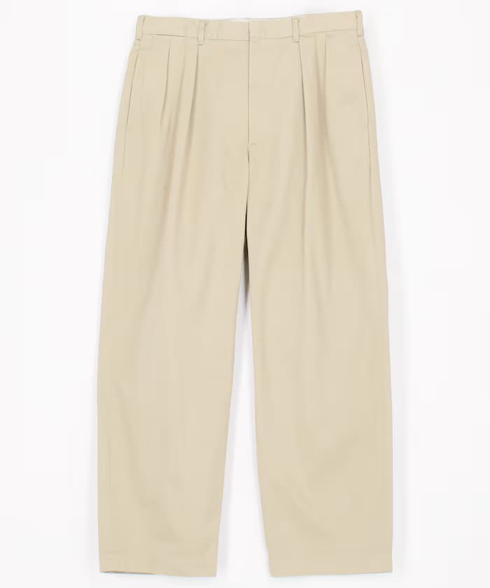 Double Pleated Chino Pants