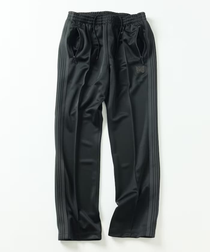 別注 Narrow Track Pant PolySmooth Black×Gray