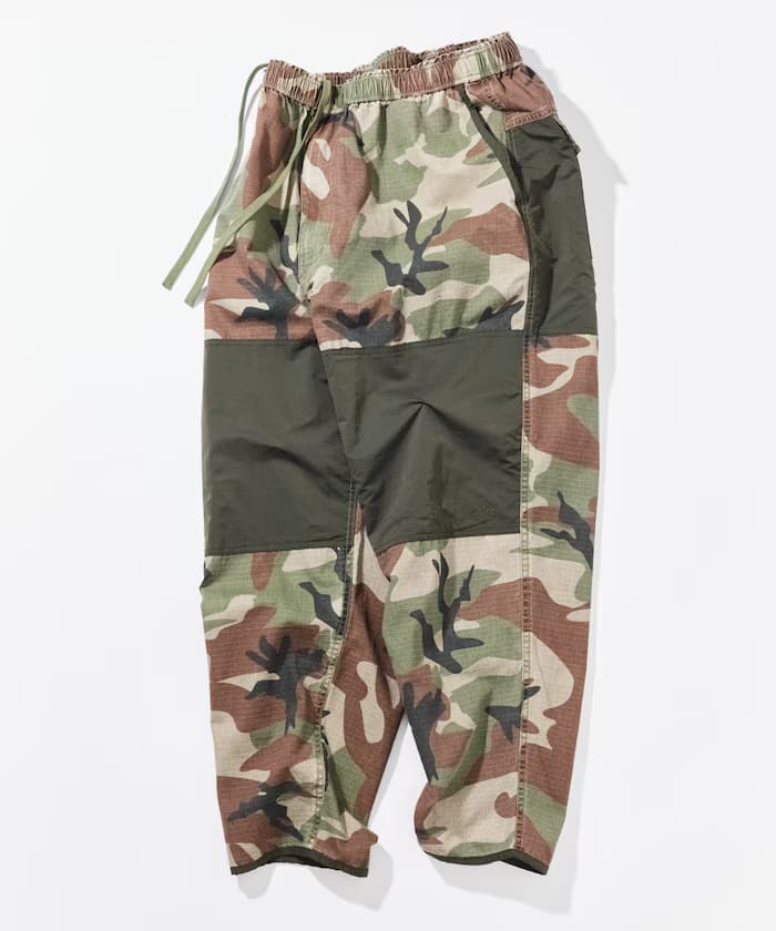 防撕裂布尼龍切替工裝褲子