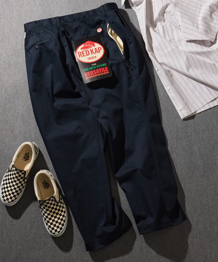 別注 SMU PT-38 SETUP 2TUCK WIDE PANTS