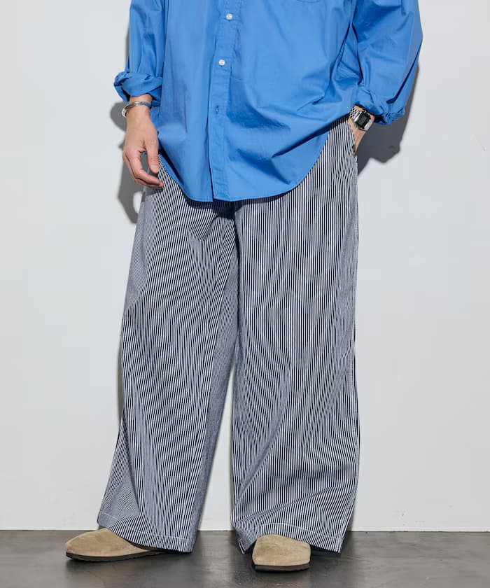 別注 SMU PT-20 DENIM WIDE WORK PANTS