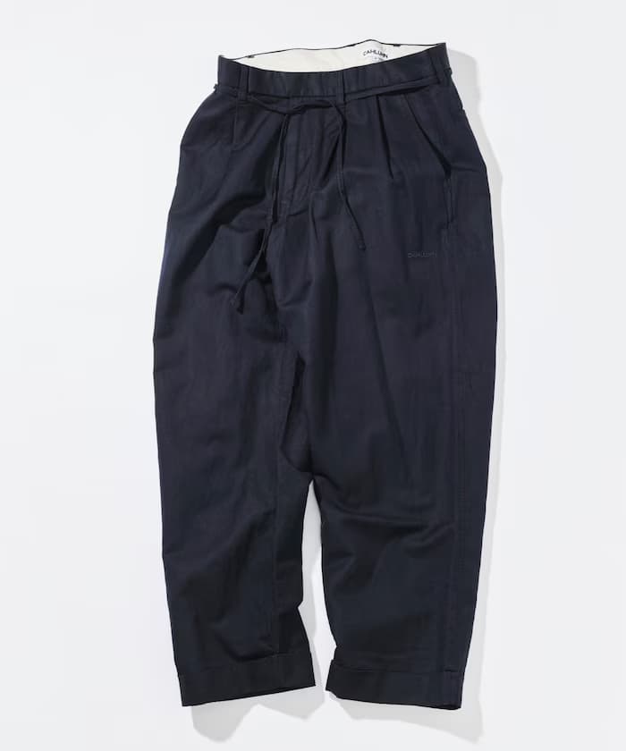 Cotton Linen 2 Tuck Chino Pant