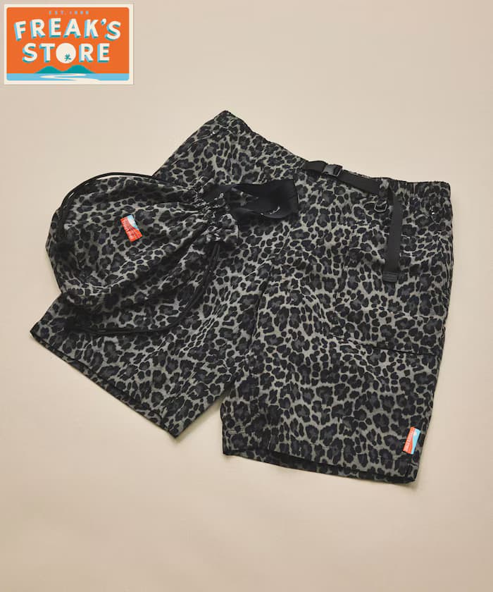 寬版版型再生尼龍織帶短褲