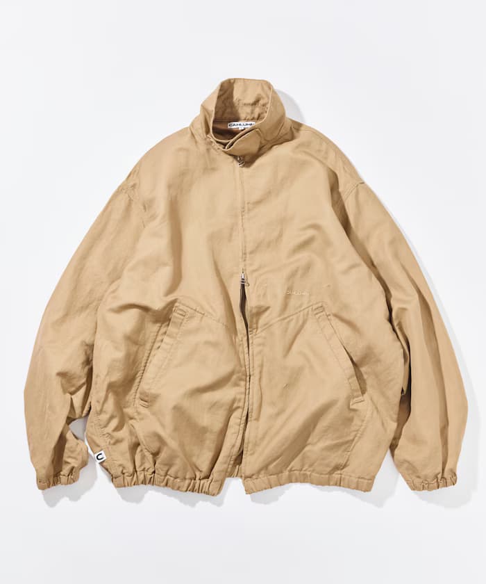Cotton Linen Harrington Jacket