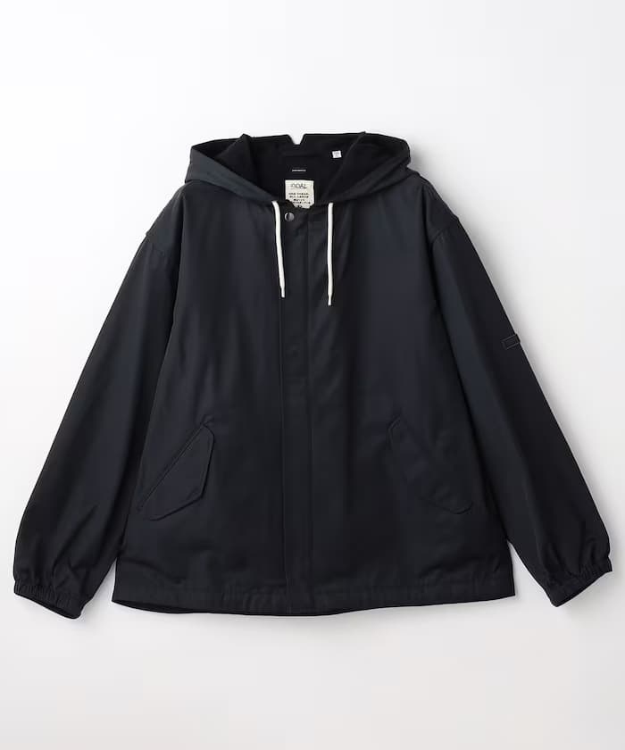 Nylon Twill Hooded Jacket