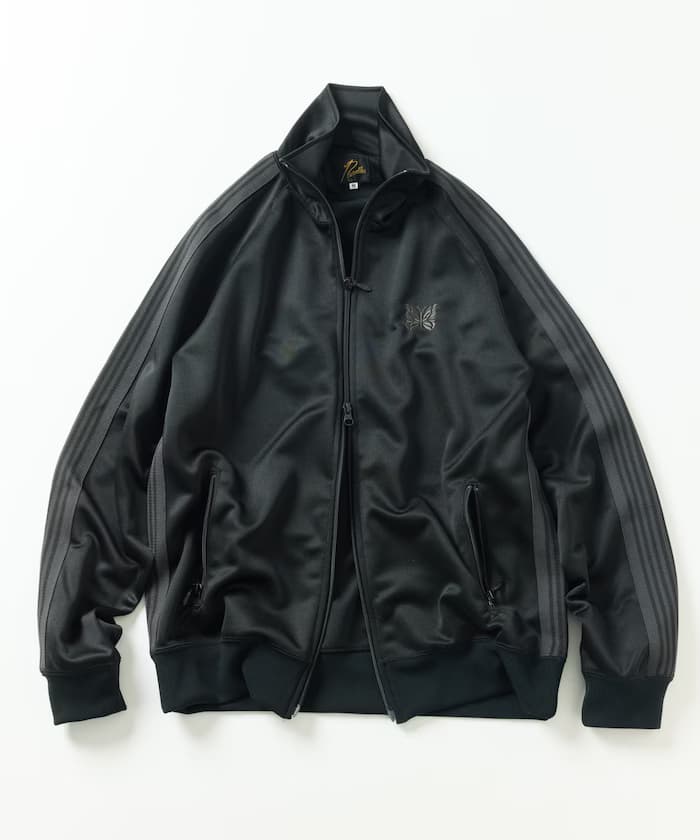 別注 Track Jacket PolySmooth Black×Gray