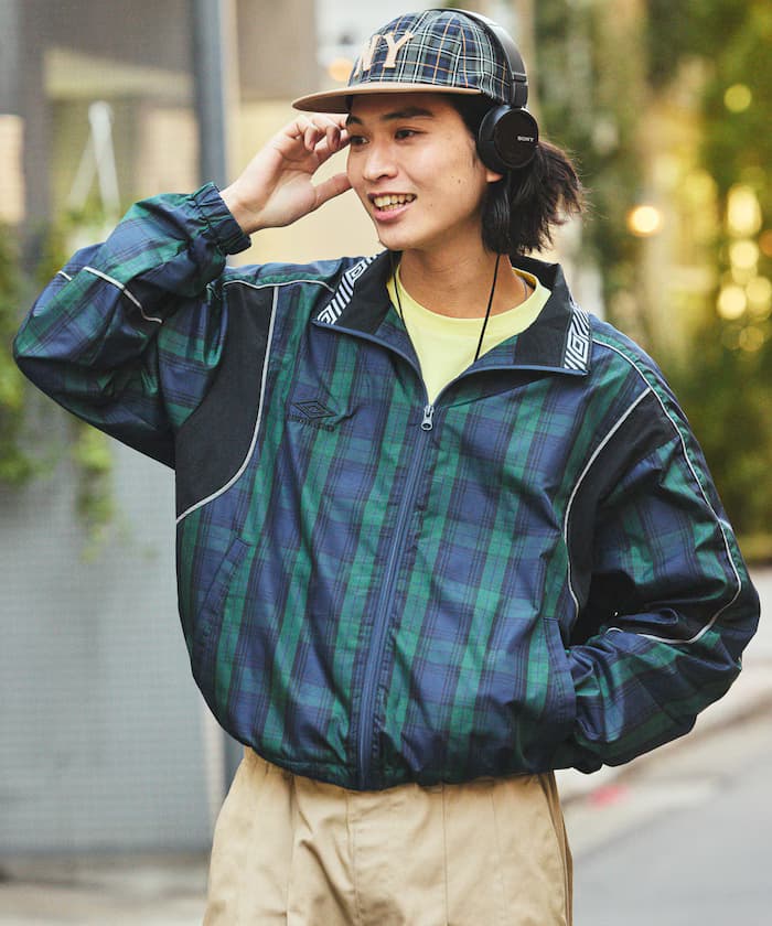 別注 Nylon Track Jacket