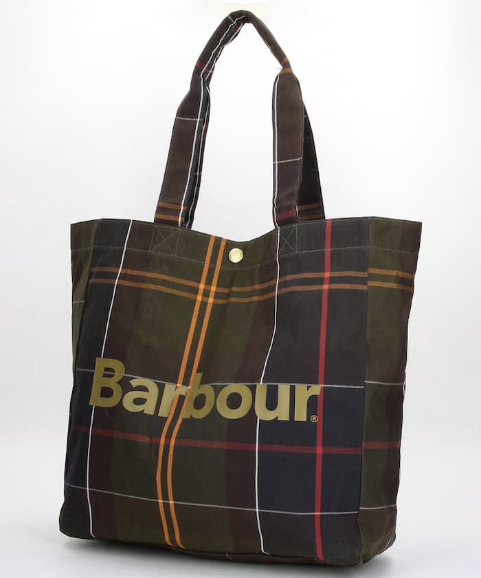 BARBOUR TELFIELD TARTAN TOTE BAG
