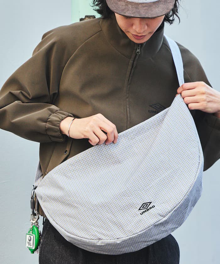 別注 New Round Shoulder Bag Check&Stripe