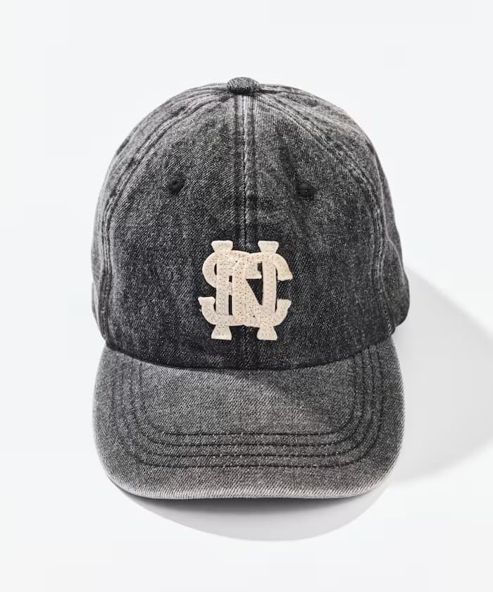 丹寧褪色加工 NSC LOGO 棒球帽