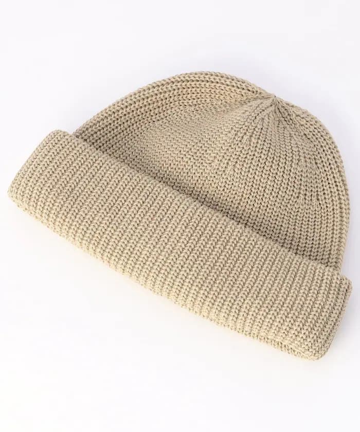 別注 綿麻 RollKnit CAP