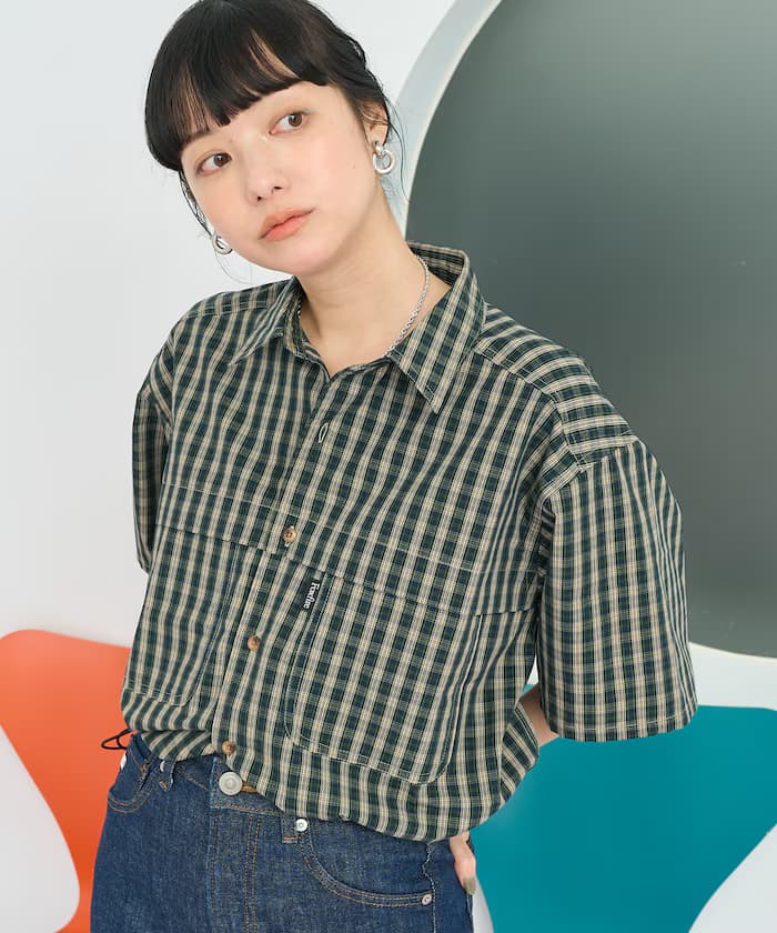 別注漁夫口袋短袖襯衫