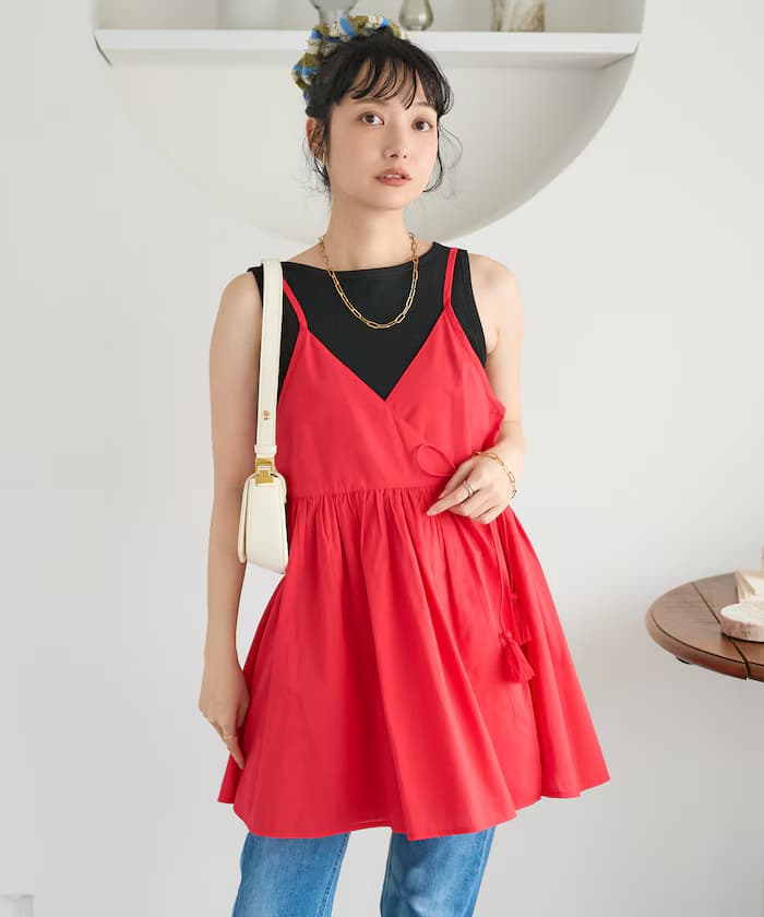 印度繞頸流蘇細肩帶吊帶背心裙