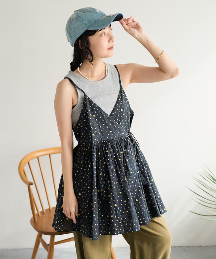 印度繞頸流蘇細肩帶吊帶背心裙