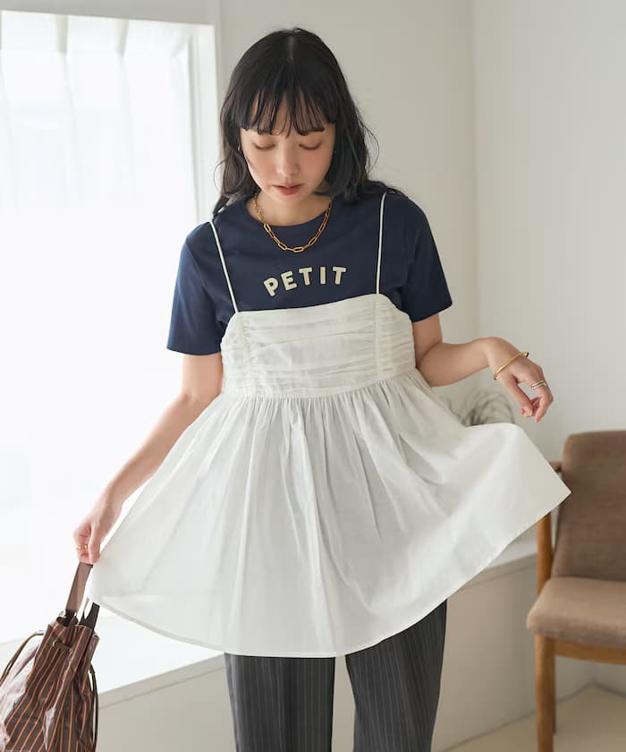 インド キャンブリック バックオープン細肩帶背心 限定展開