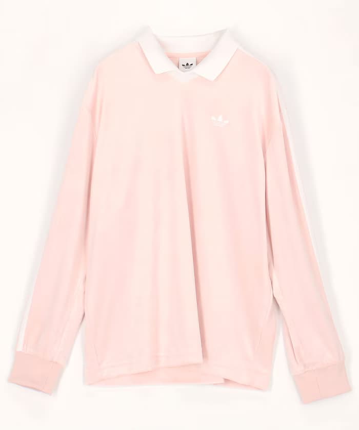 ベロア ポロ 長版スリーブ