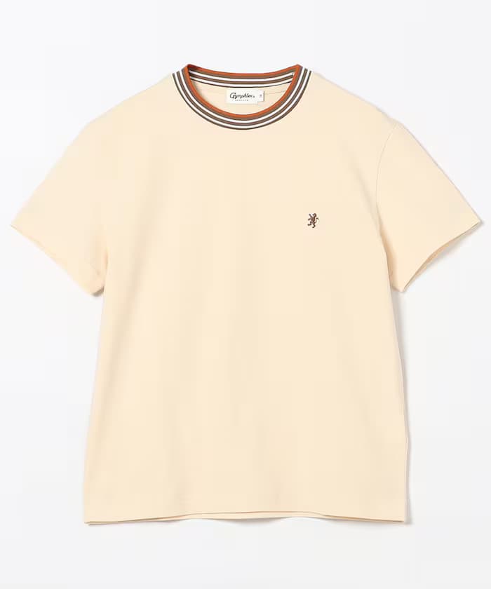 CREW NECK KNIT-LINE T-SHIRT