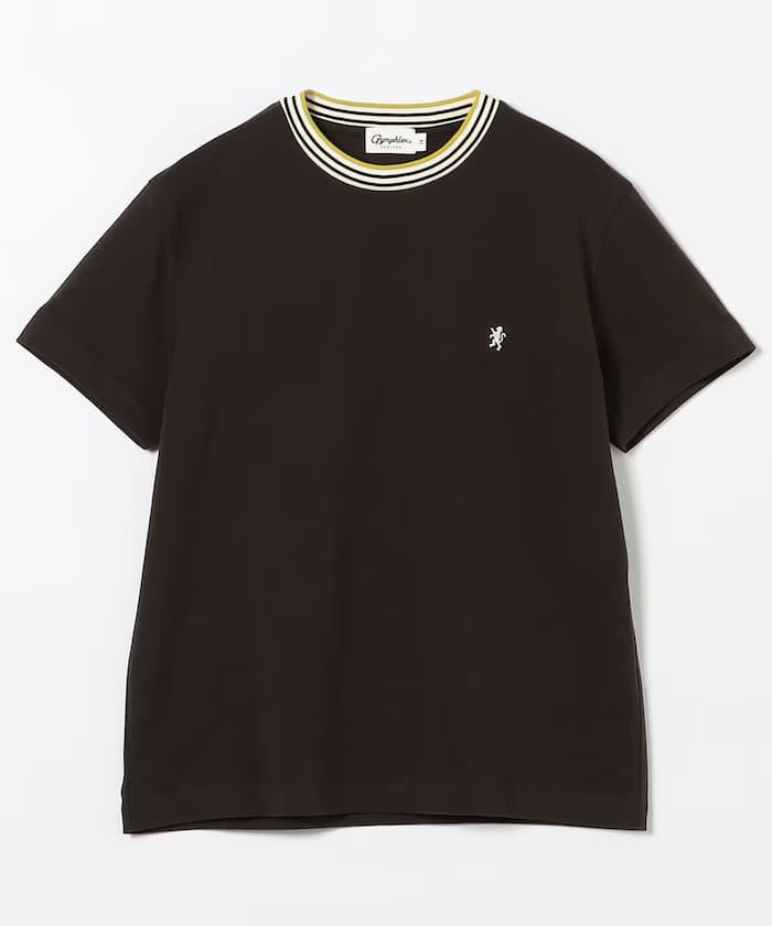 CREW NECK KNIT-LINE T-SHIRT