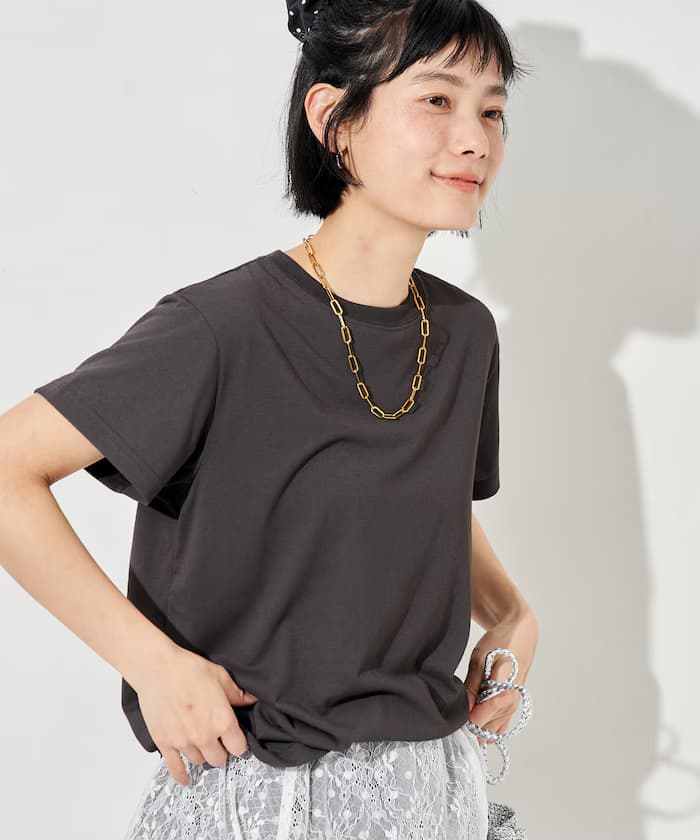 防汗漬天竺貼身T恤/遮熱/UVカット