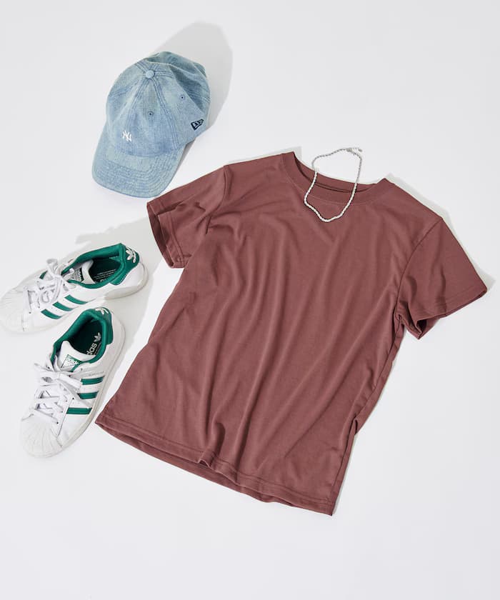 防汗漬天竺貼身T恤/遮熱/UVカット