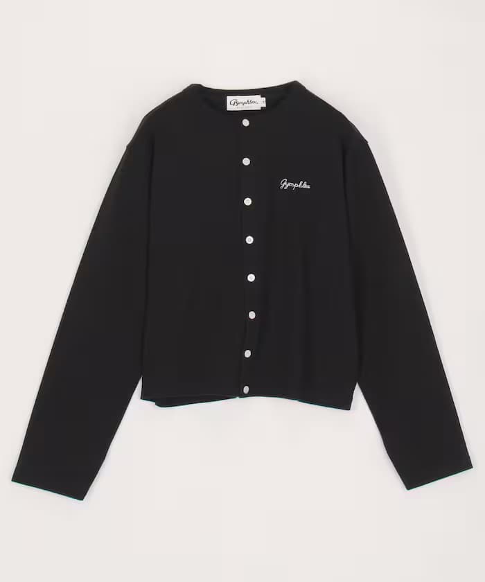 SHORT CREW NECK CARDIGAN