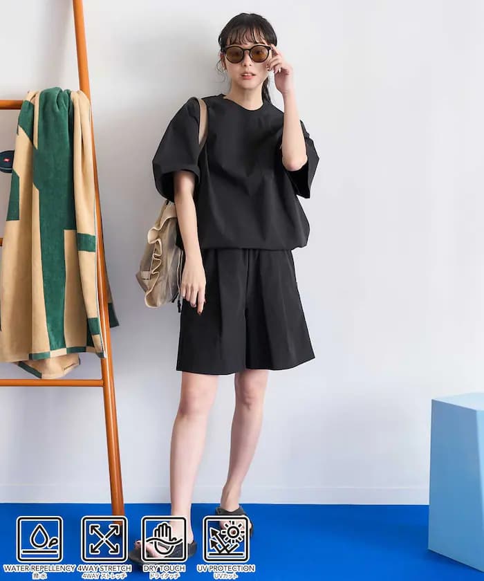 THOUSAND MILE × FREAK'S STORE 別注 UV防曬短褲套裝