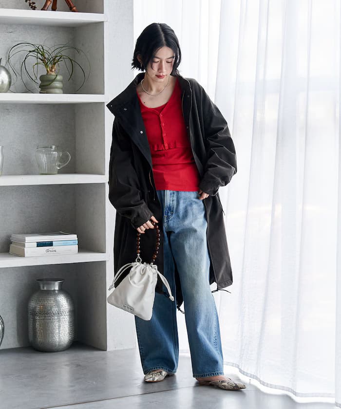 M-65 褪色加工長版莫茲大衣