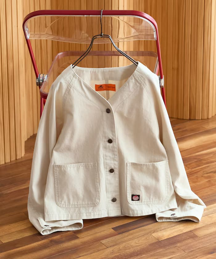 別注 無領V領外套＜套裝對應＞