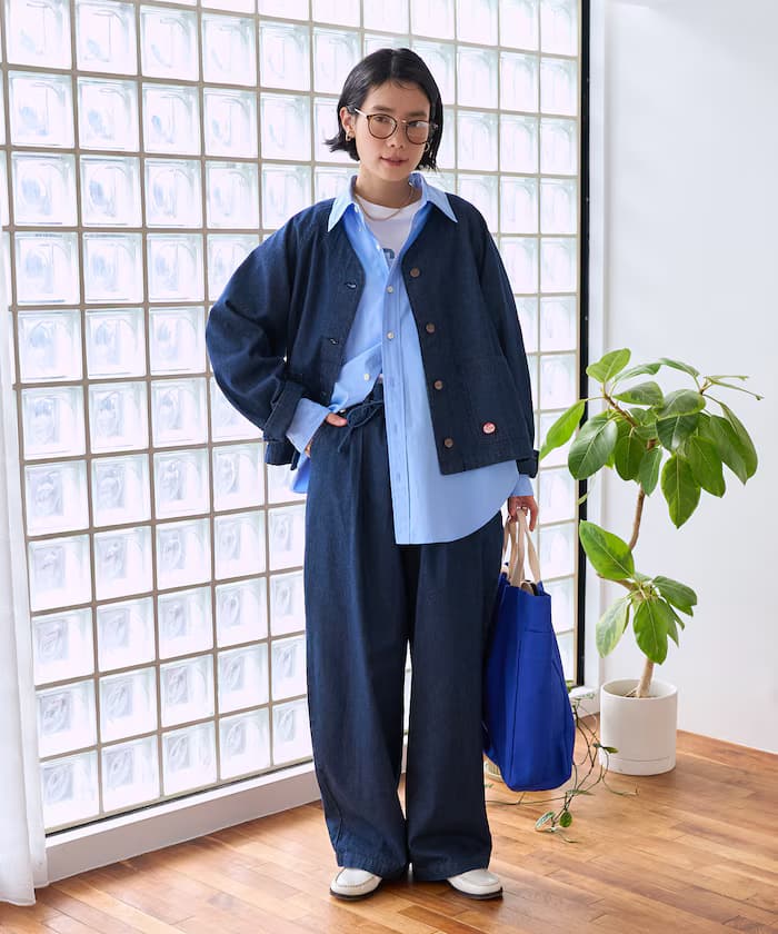 別注 無領V領外套＜套裝對應＞