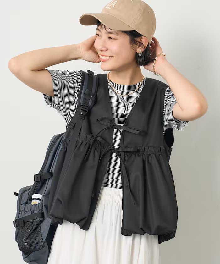 別注蝴蝶結蓬裙背心