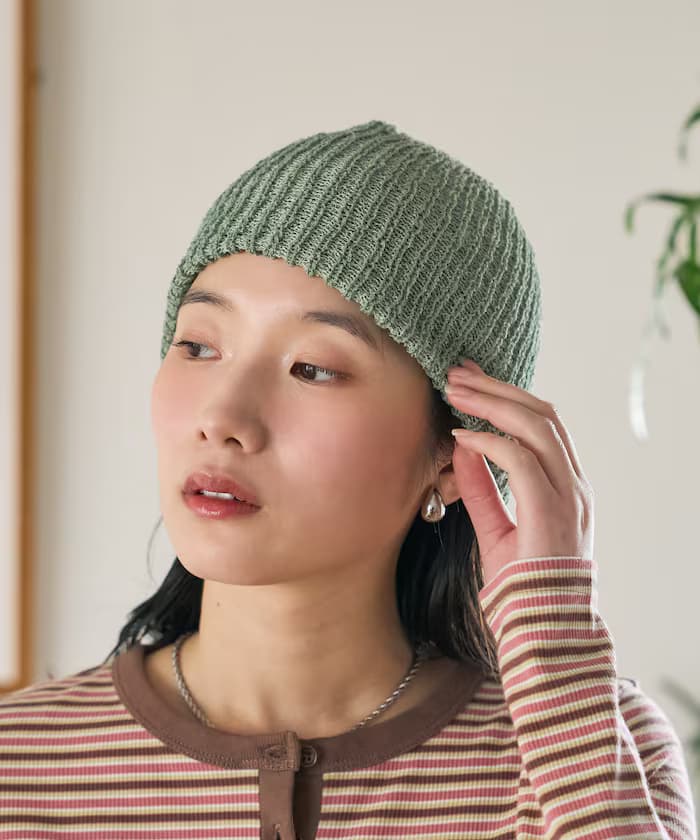 細針織毛帽