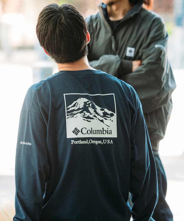 Columbia×FREAK'S STORE 別注 Imperial Park 背部印花 長袖T恤 【限定展開】