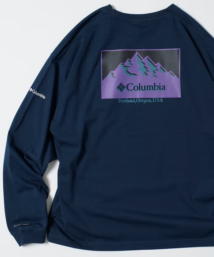 Columbia×FREAK'S STORE 別注 Imperial Park 背部印花 長袖T恤 【限定展開】