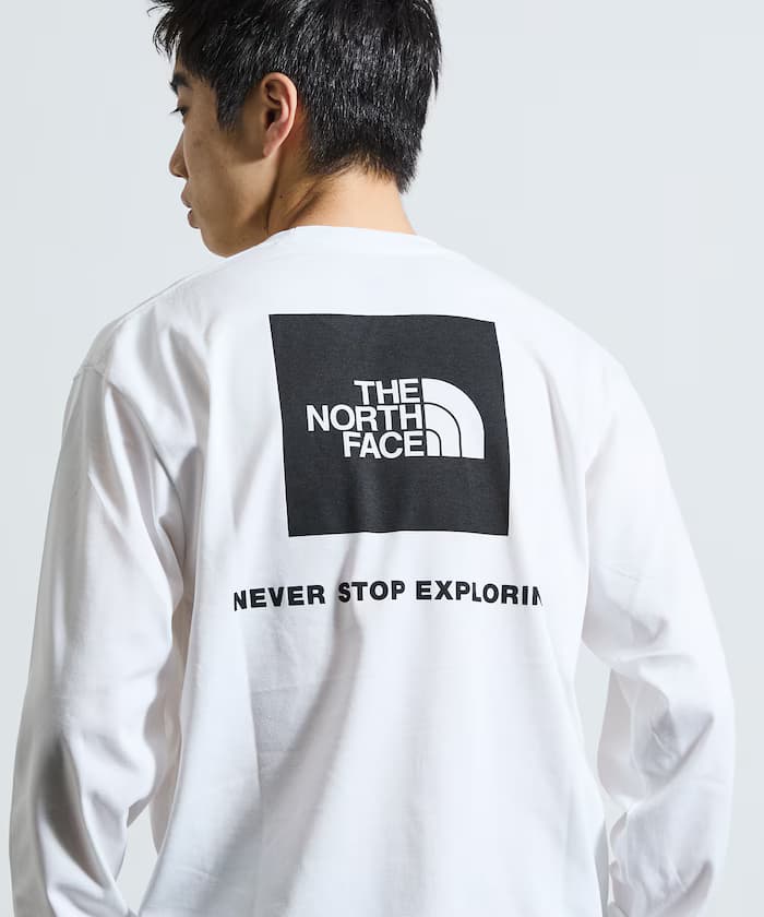 THE NORTH FACE 長袖背部方形標誌T恤（男款）【限定展開】