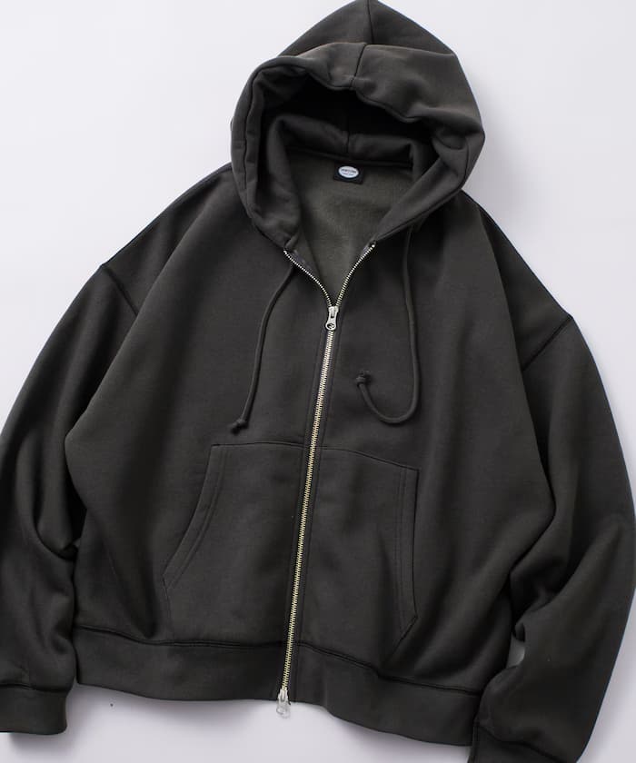拉鏈寬版連帽衫 【限定展開】