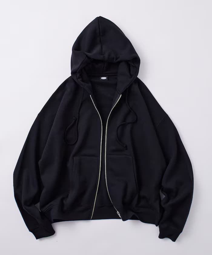 拉鏈寬版連帽衫 【限定展開】