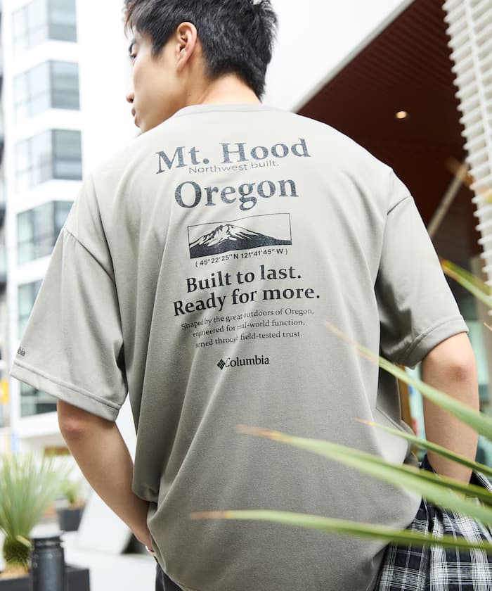 Columbia×FREAK'S STORE 別注 Imperial Park 山脈logo 背部印花 圓領T恤 【限定展開】