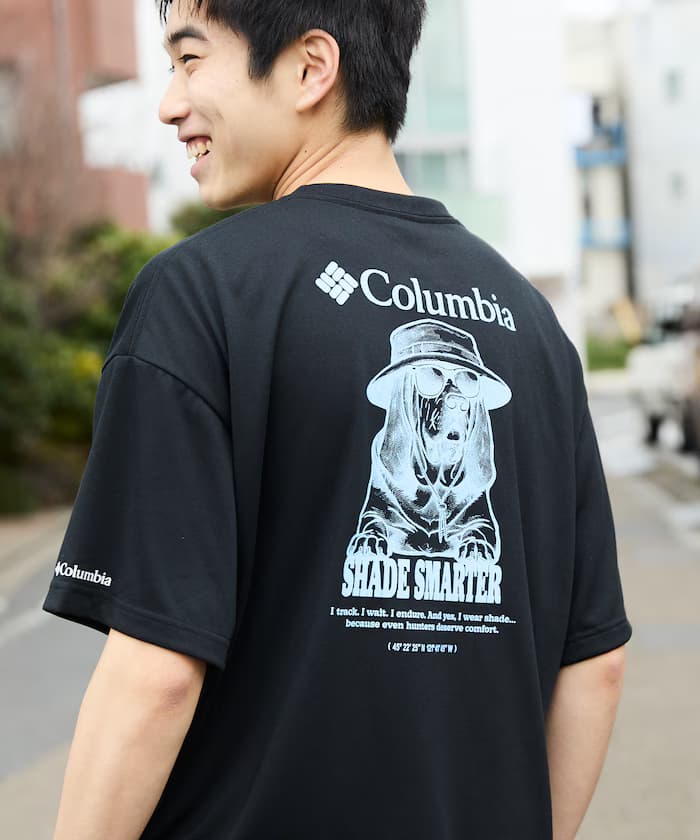Columbia×FREAK'S STORE 別注 Imperial Park 狗狗圖案背面印花圓領T恤 【限定展開】