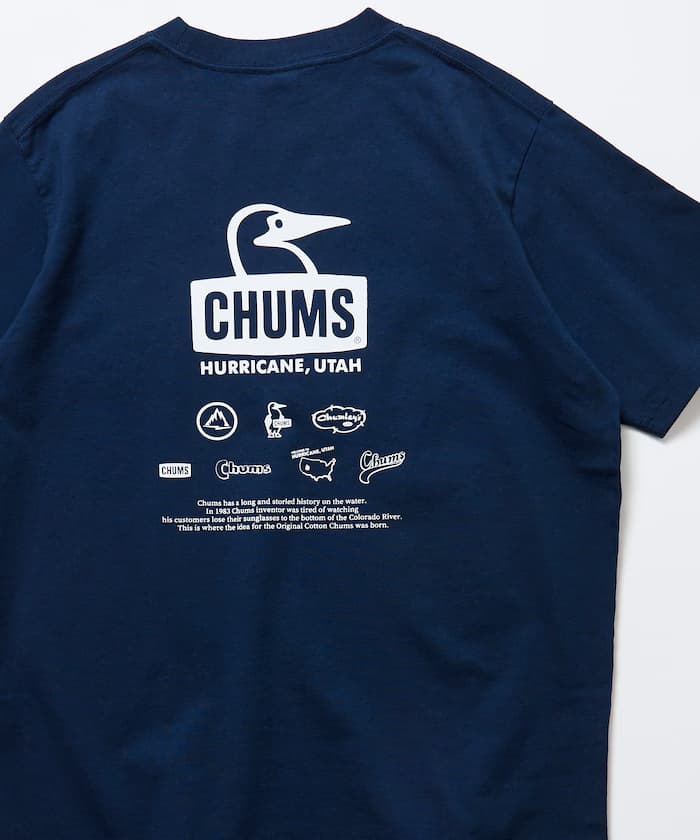 CHUMS×FREAK'S STORE 別注 歷史背後印花 圓領T恤 【限定展開】