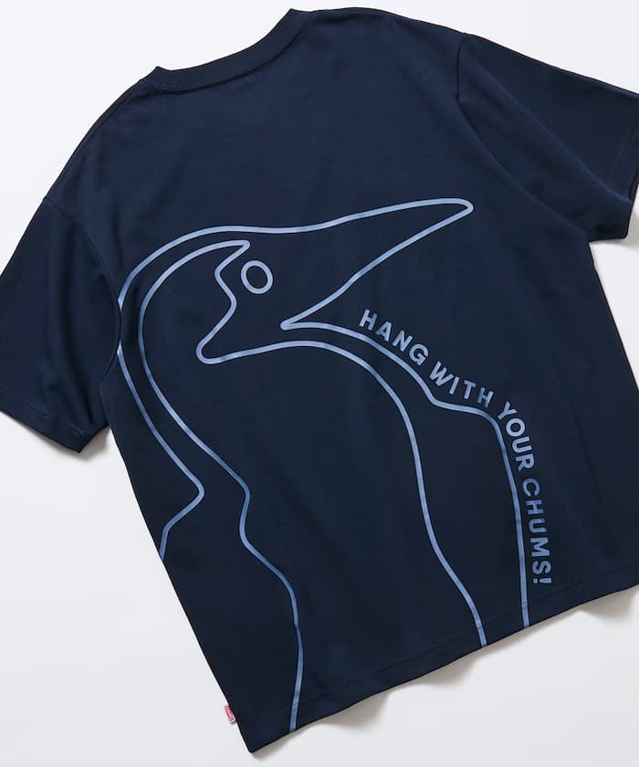 CHUMS×FREAK'S STORE 別注 大款布比鳥背印花 圓領T恤 【限定展開】