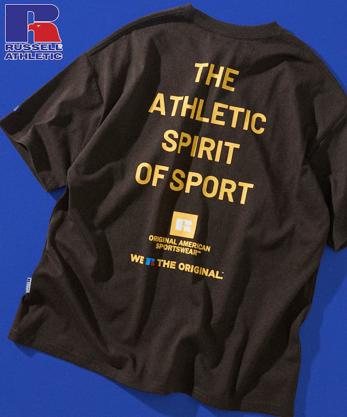 RUSSEL ATHLETIC×FREAK'S STORE 別注 寬版背面印花 T恤 / 多色印花 【限定展開】